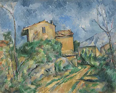 Maison Maria with a View of Chateau-Noir Paul Cezanne